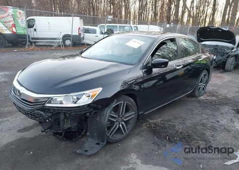 2017 Honda Accord Sport z USA, uszkodzony, nr VIN 1HGCR2F53HA250129